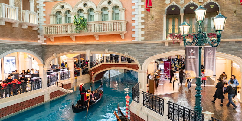 The Venetian là khu nghỉ dưỡng kết hợp casino đẳng cấp